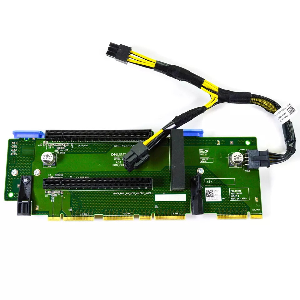 New DELL Poweredge R740 R740XD GPU Power Extension Card MDDTD w/Cable TR5TP