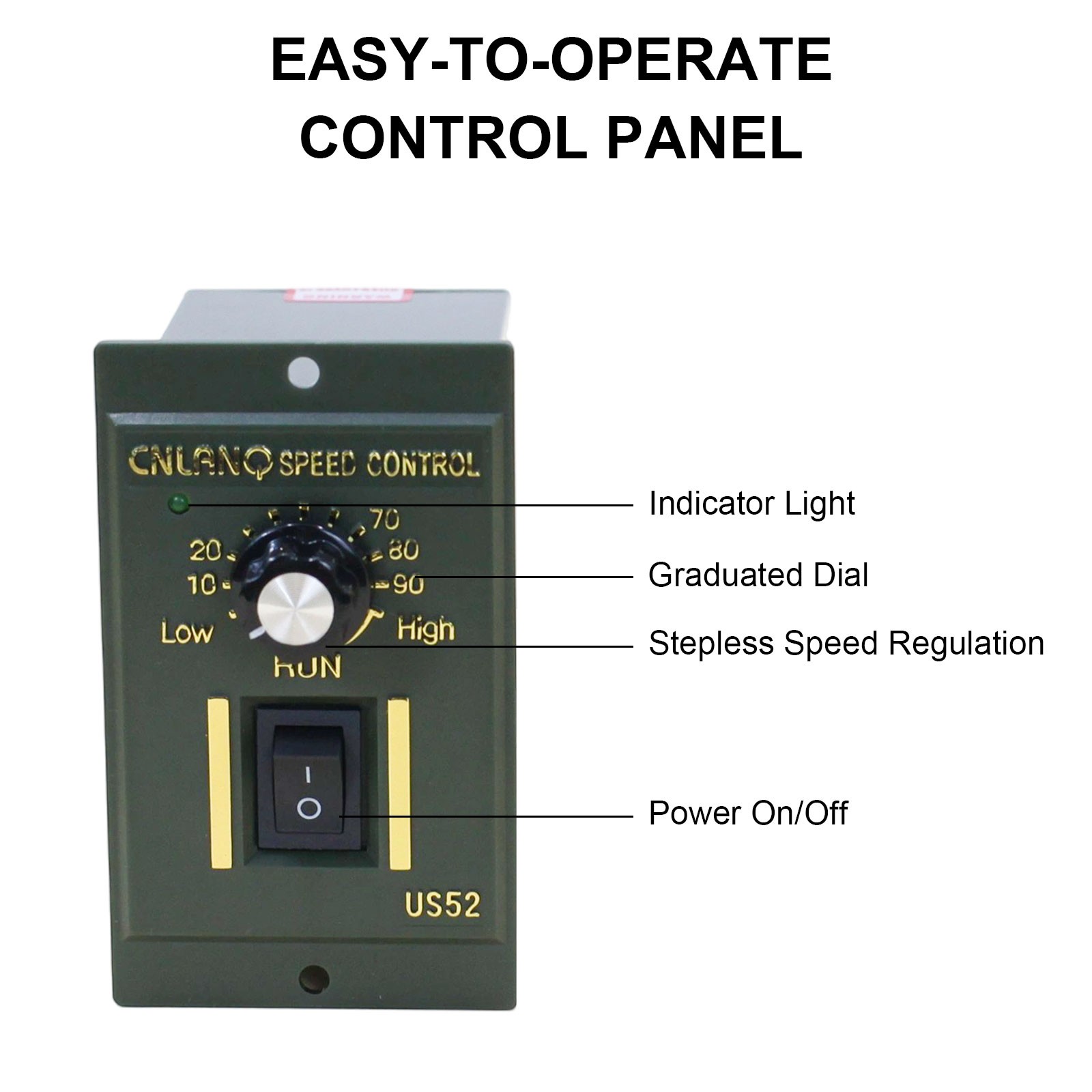 Electric Speed Controller AC 110V 120W Motor Reversible Switch Regulator Control