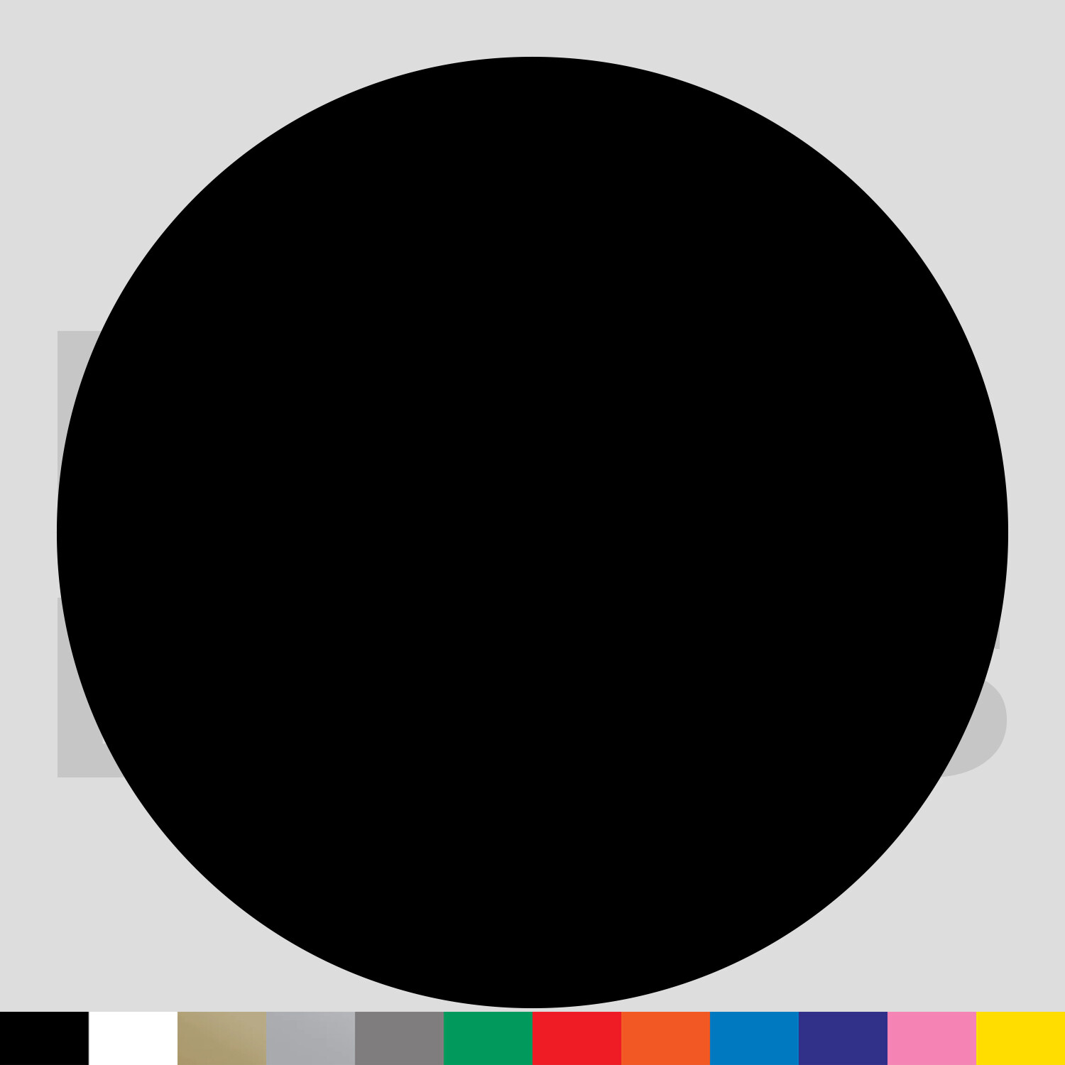 Circle Vinyl Die Cut Decal Sticker - Shape Round Dot Spot Moon Sun