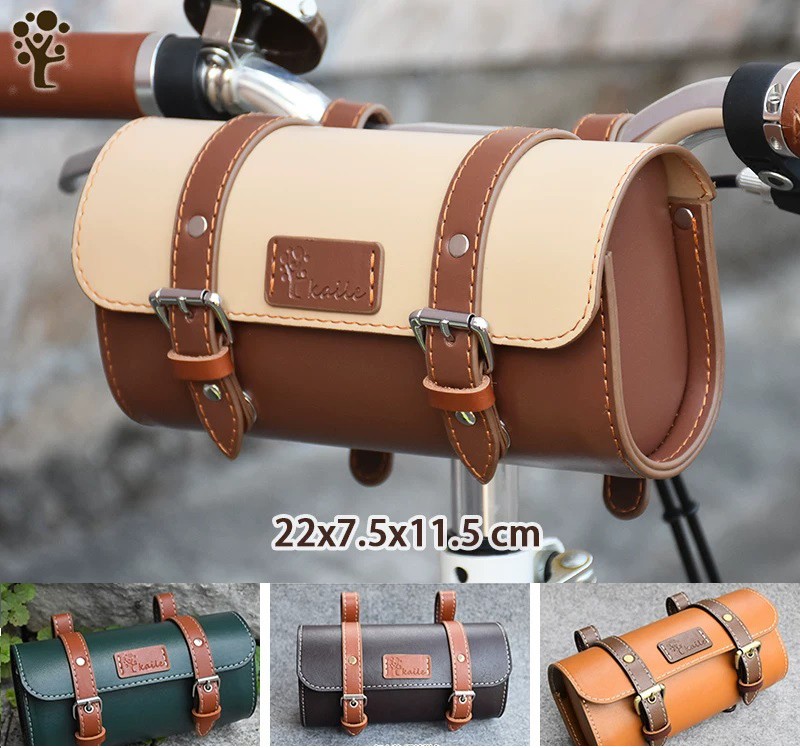 Classic Retro saddle Pure Bicycle Seat Vintage Saddle Bike Spring Seat Retro bag