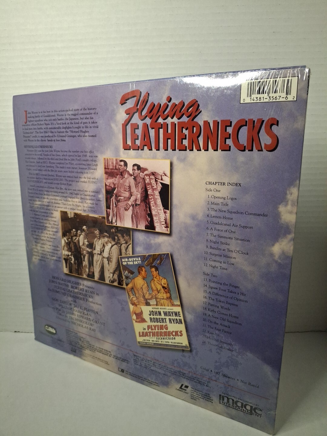 FLYING LEATHERNECKS ( Laserdisc LD BRAND NEW SEALED)