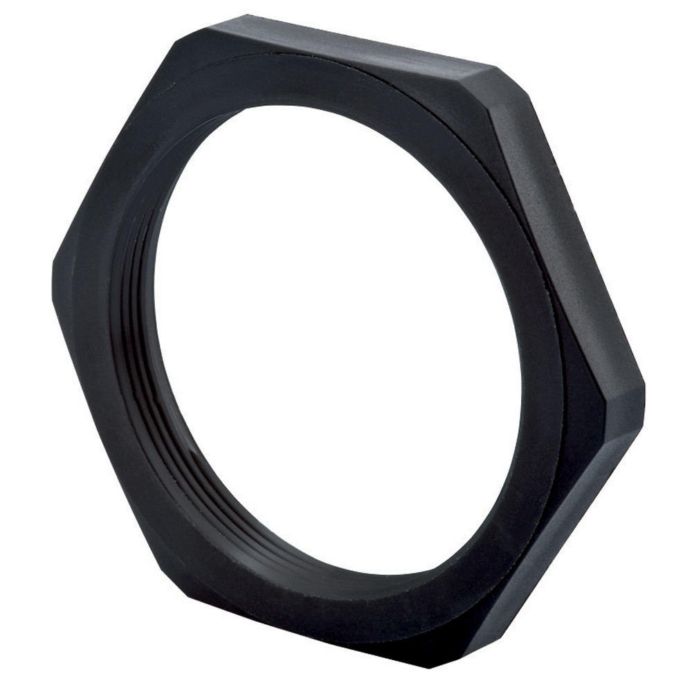 Hummel, NP-21-BK, Black Nylon Locking Nut PG21, Lot of 10 Pcs