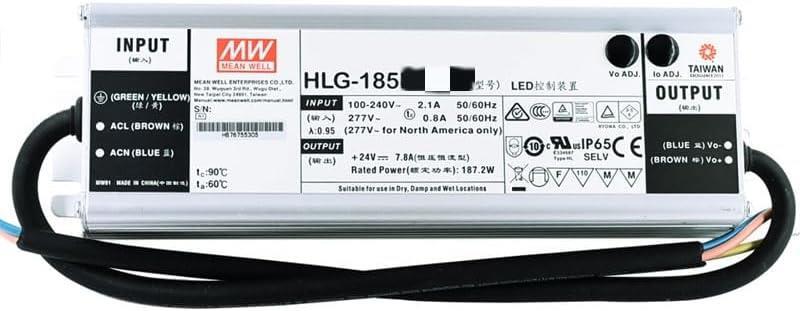 Mean Well HLG-185H-48 LED Power supply 185W 48V 3.9A with PFC