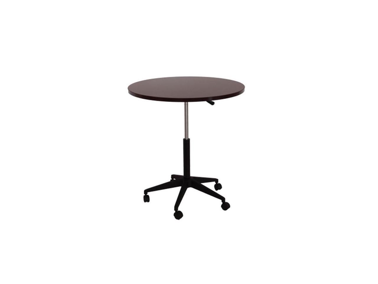 Boss Norstar N30-M 32 in. Mobile Round Table  Mahogany