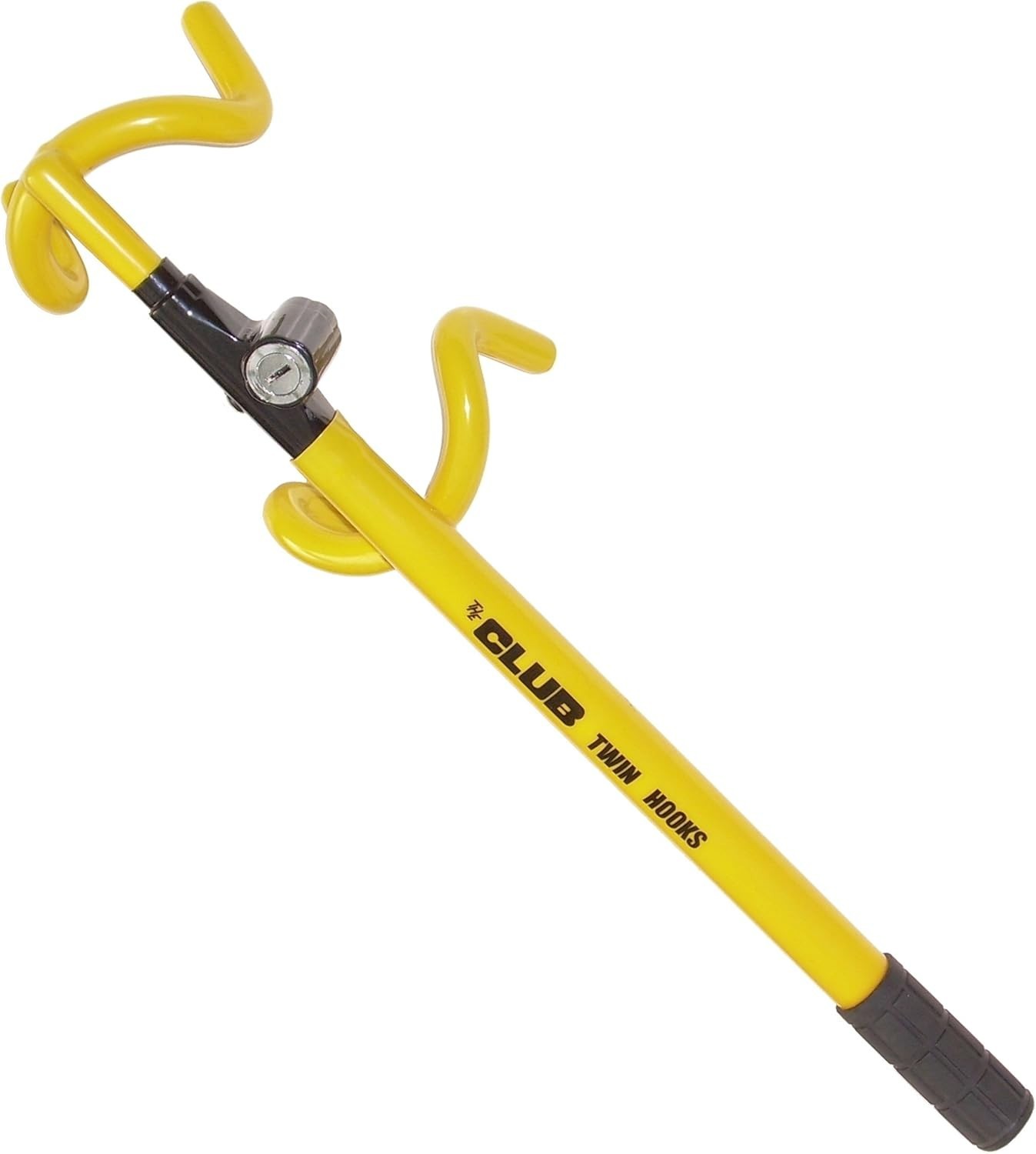 The Club 3000 Twin Hooks Steering Wheel Lock, Yellow