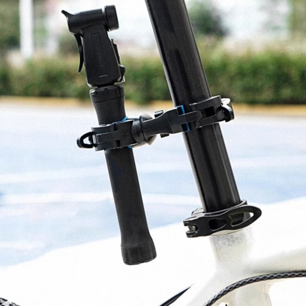 Bike Flashlight Mount Holder 360 Degree Rotation Quick Release Fits Black Color
