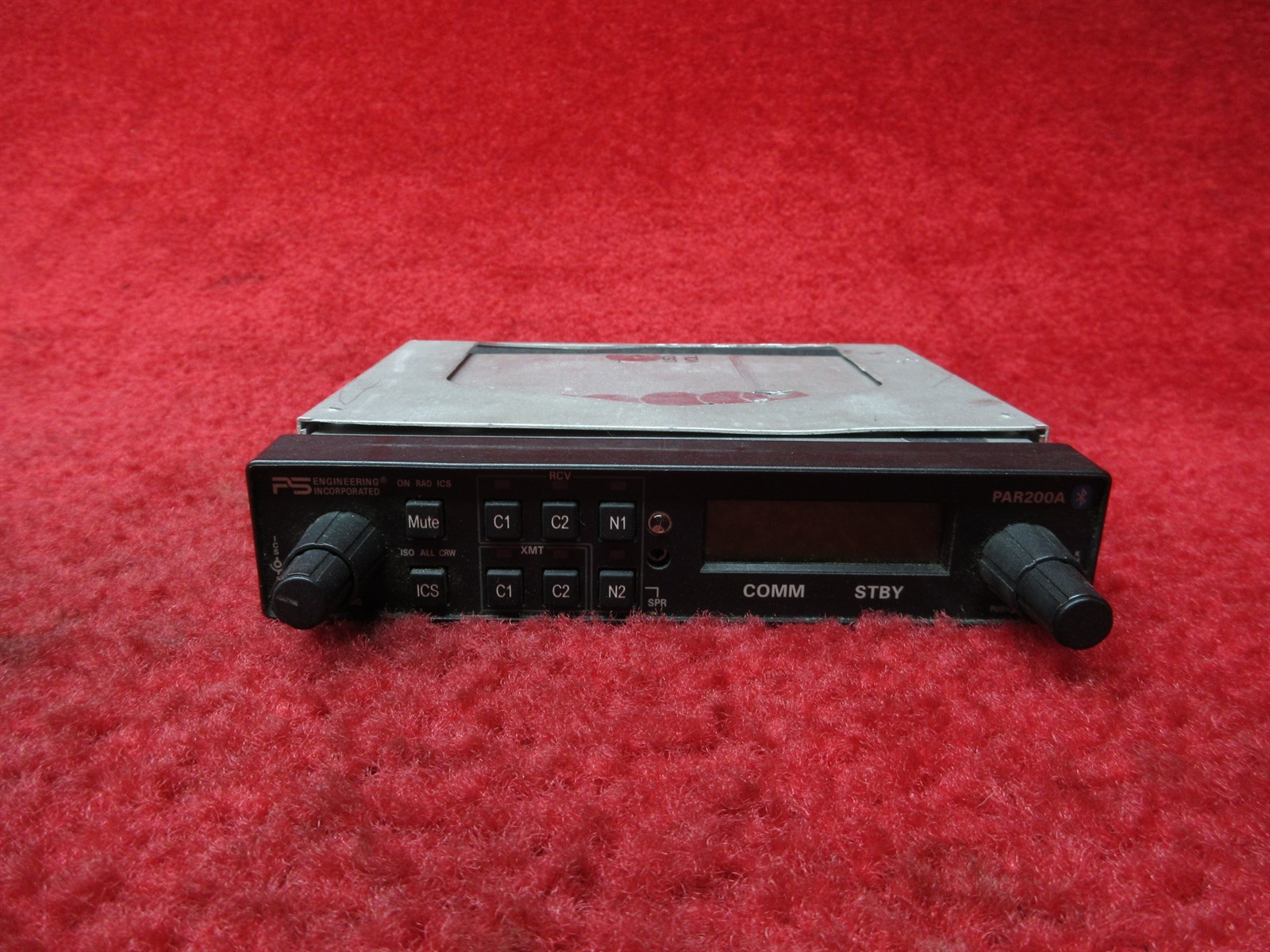 PS Engineering PAR200/A Audio Selector Panel/ Radio Controller PN 050-228-0200