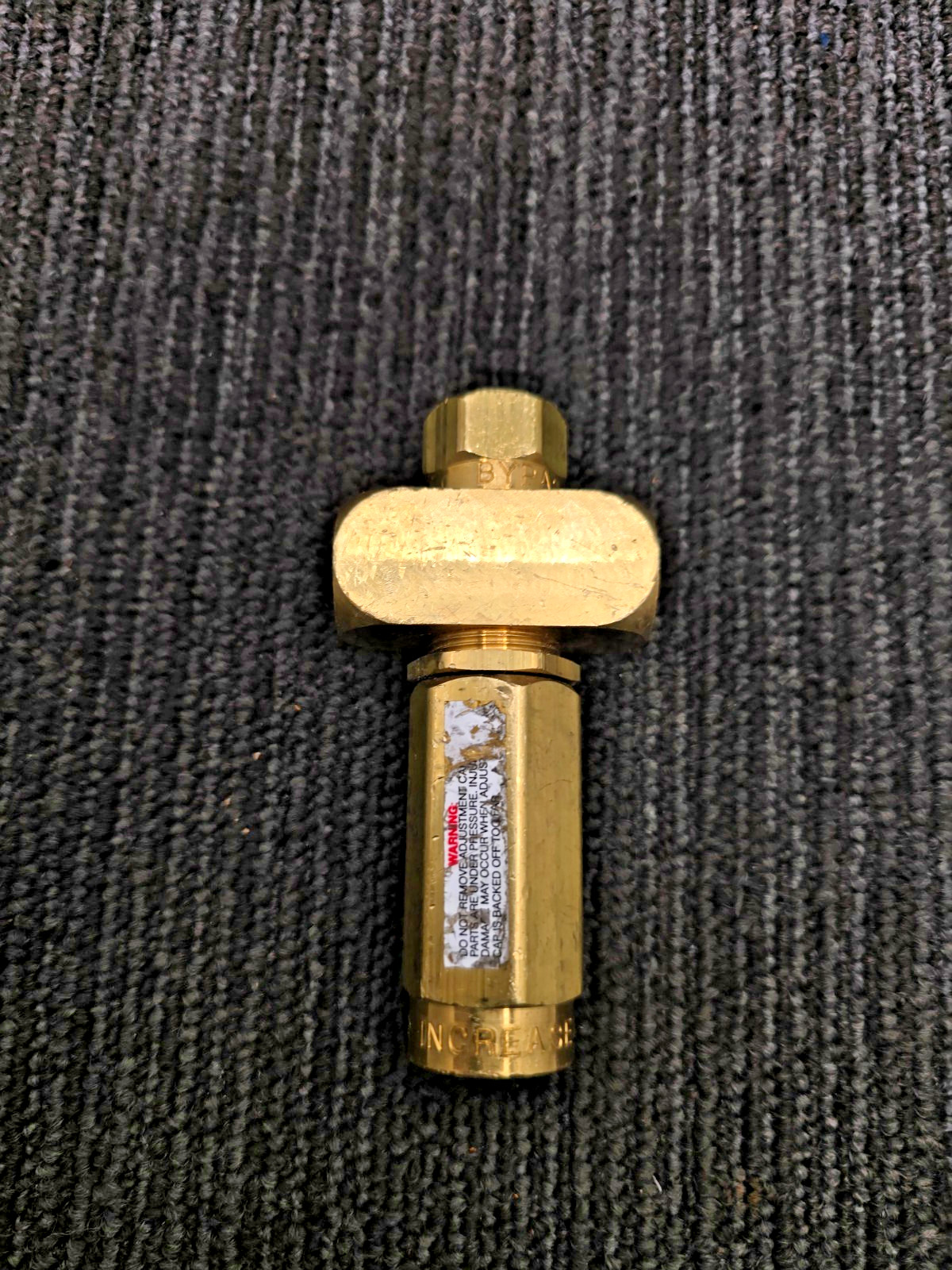 PRESSURE REGULATOR AP OUTLET AND BYPASS REPLACEMENT