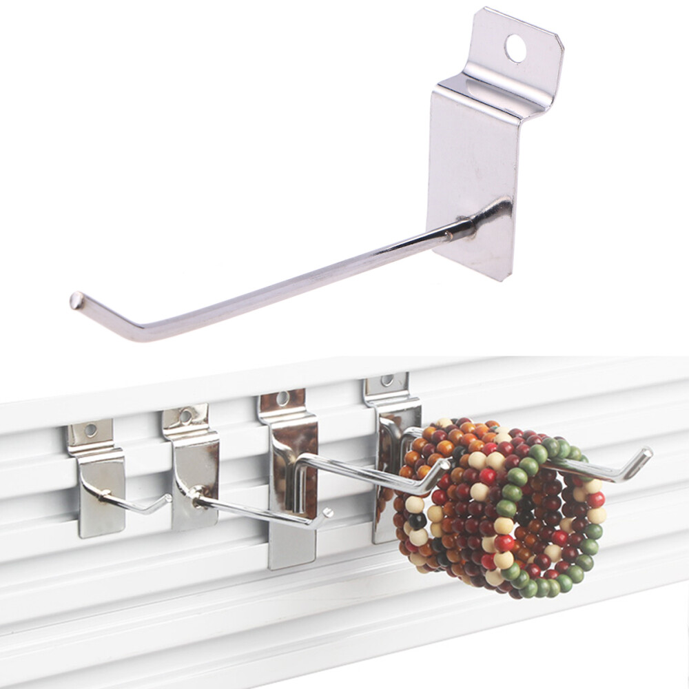 20Pcs Hooks Wall Mounted Shelves Panel Hangers Hooks Retail Shelving