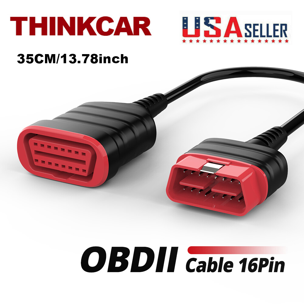 ThinkDiag OBD2 Extension Cable 16 Pin Male To Female OBD2 Automotive Adapter USA
