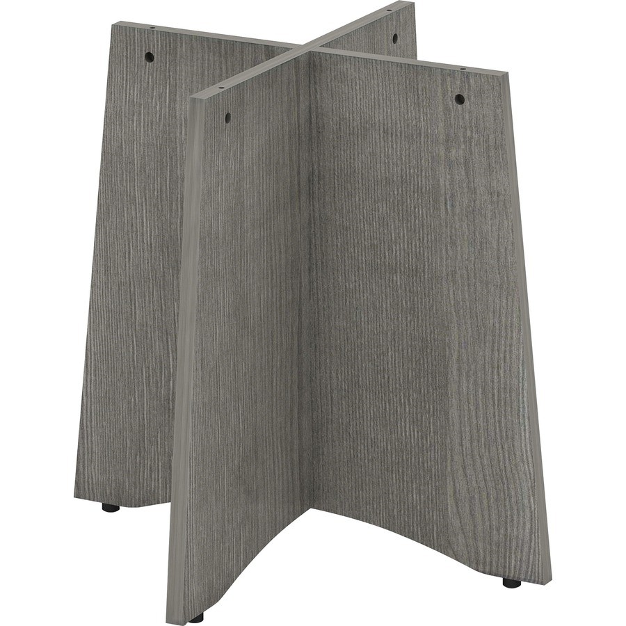Lorell Weathered Charcoal Round Conference Table (llr-69589) (llr69589)
