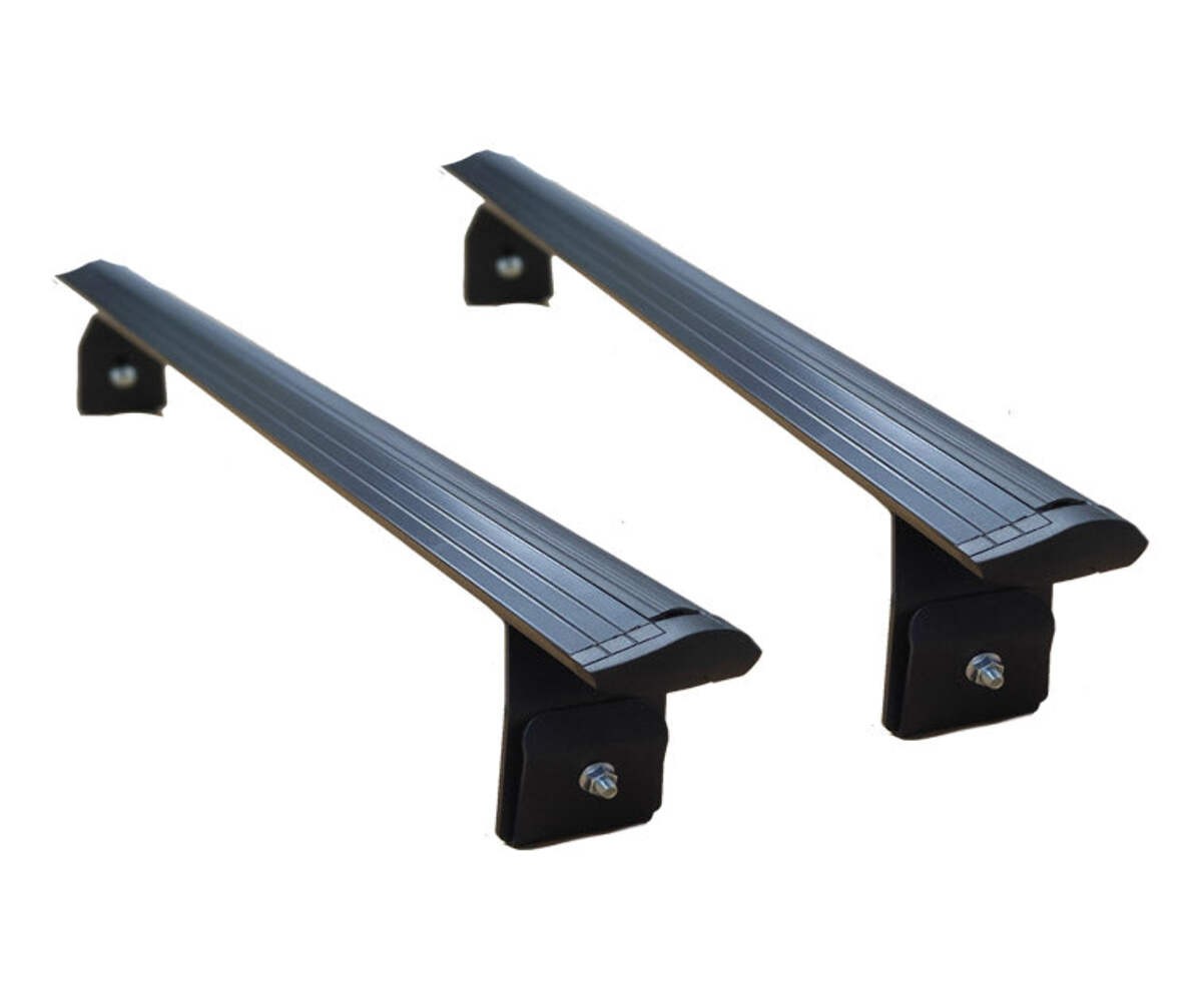 For Ford Bronco GEN5 (1992-1996) Roof Rack Cross Bars Rain Gutter Alu Black