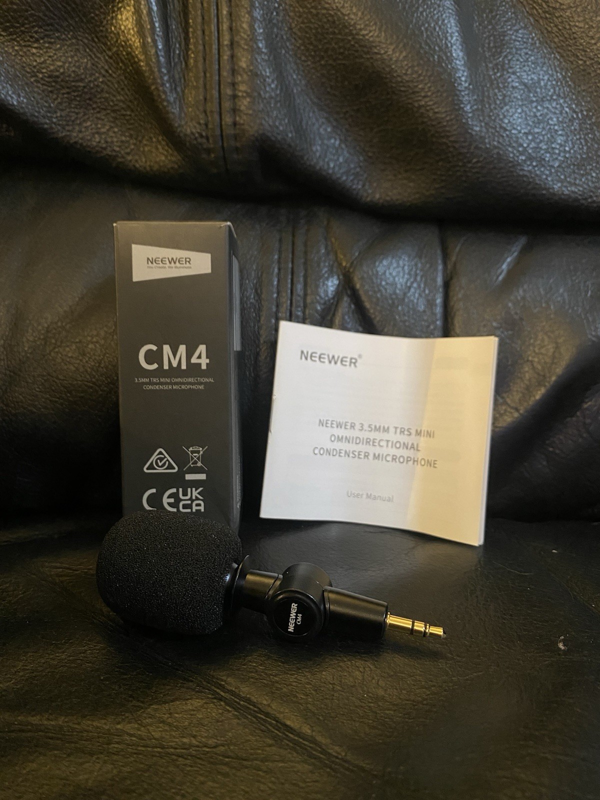 NEEWER 3.5mm TRS Omnidirectional Mini Microphone