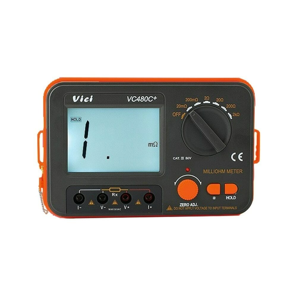 VICI VC480C+ 3 1/2 Digital Milli-ohm Meter multimeter with 4 Wire Test Accuracy