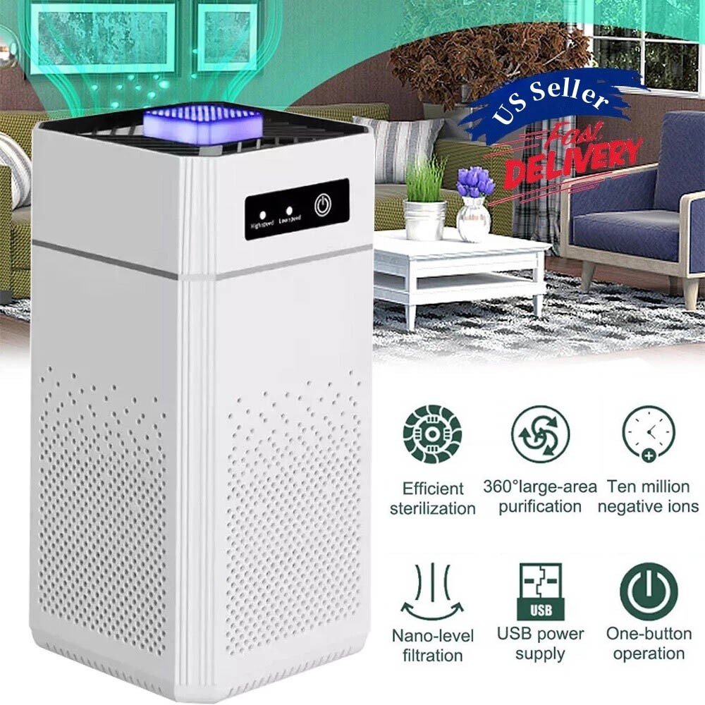HEPA Air Purifier Home Large Room Air Cleaner for Allergies Smoke Mold Odor Dust