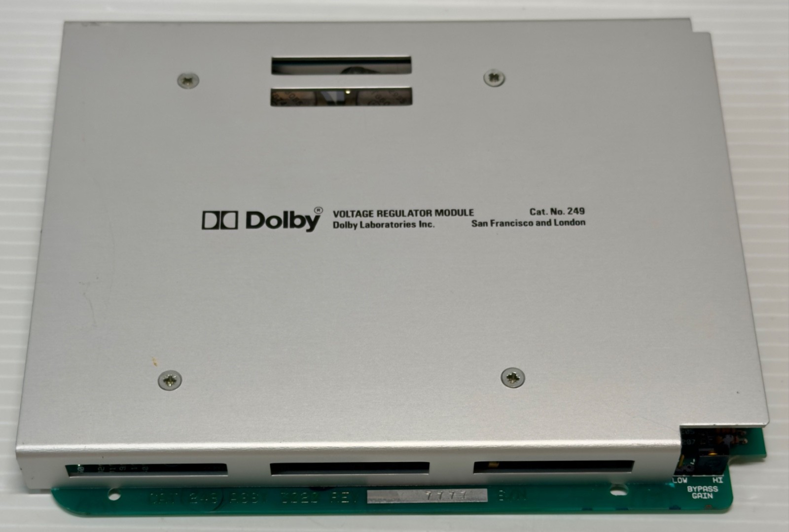 Dolby Voltage Regulator Module Cat. No. 249 CP55?