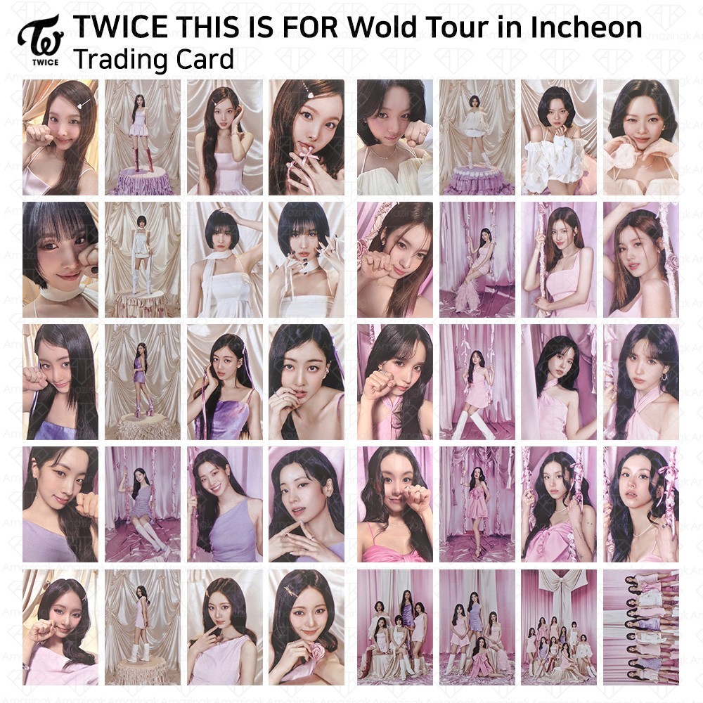TWICE THIS IS FOR World Tour In INCHEON Trading Card KPOP K-POP MOMO SANA MINA