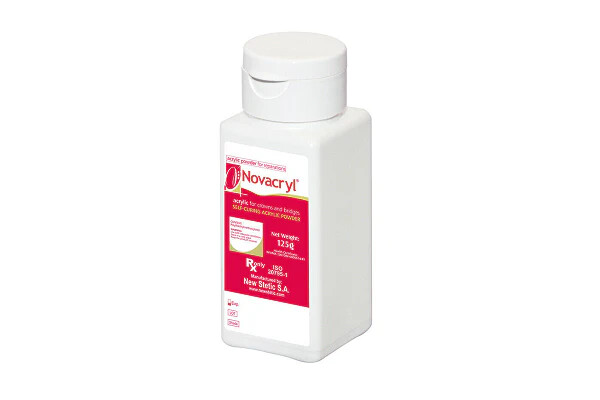 Novacryl - Sef Curing Acrylic Powder - 125 gr - All Shades!!