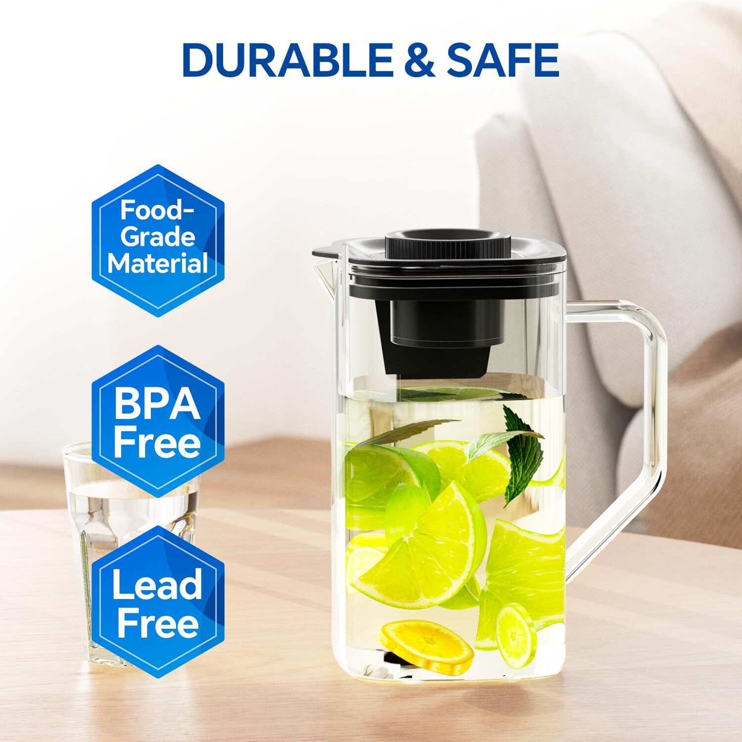 PT1-Lite Carafe, Replacement for T1 / T1 Lite / E1 Countertop Reverse Osmosis