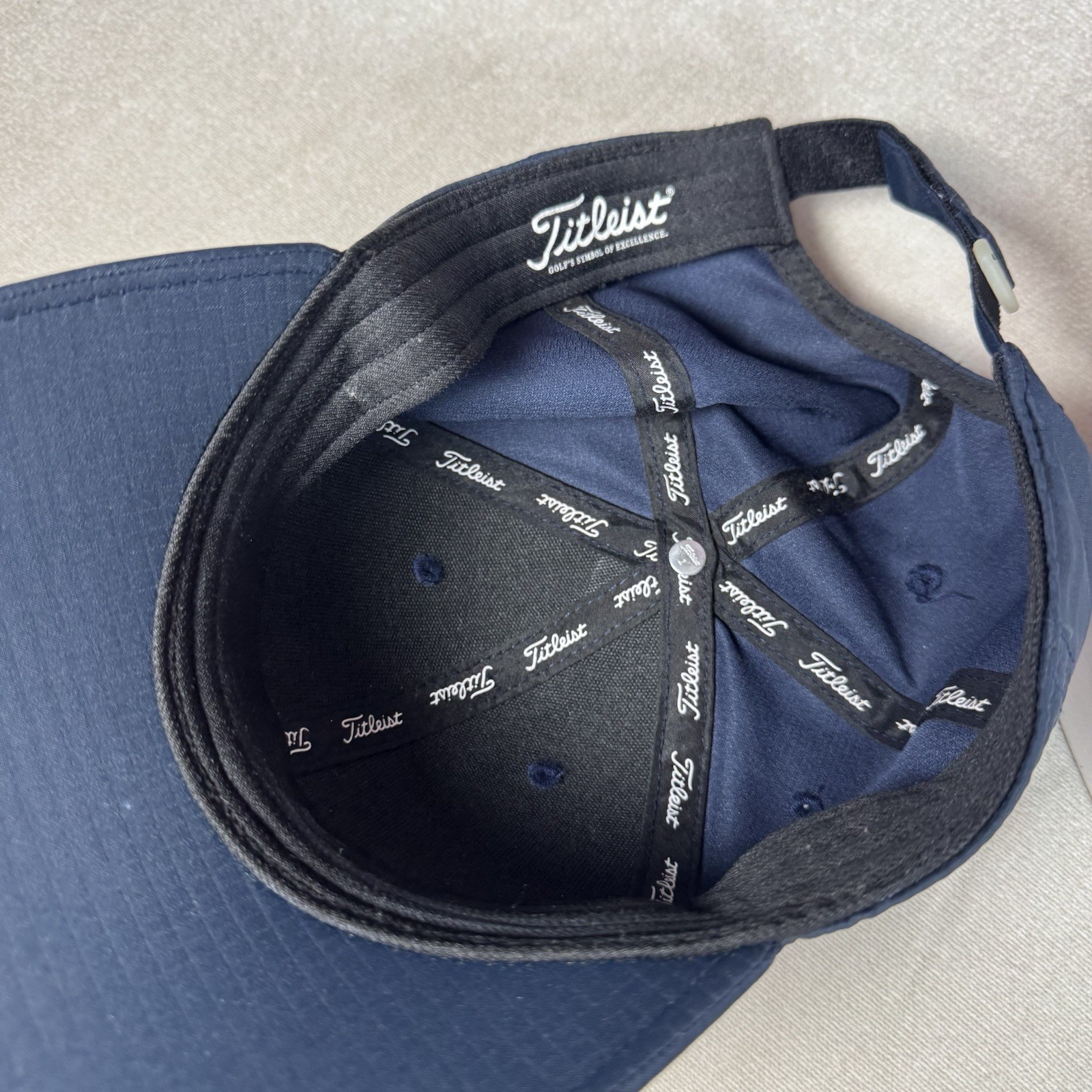 Titleist Navy Blue Golf Hat Adjustable Baseball Cap