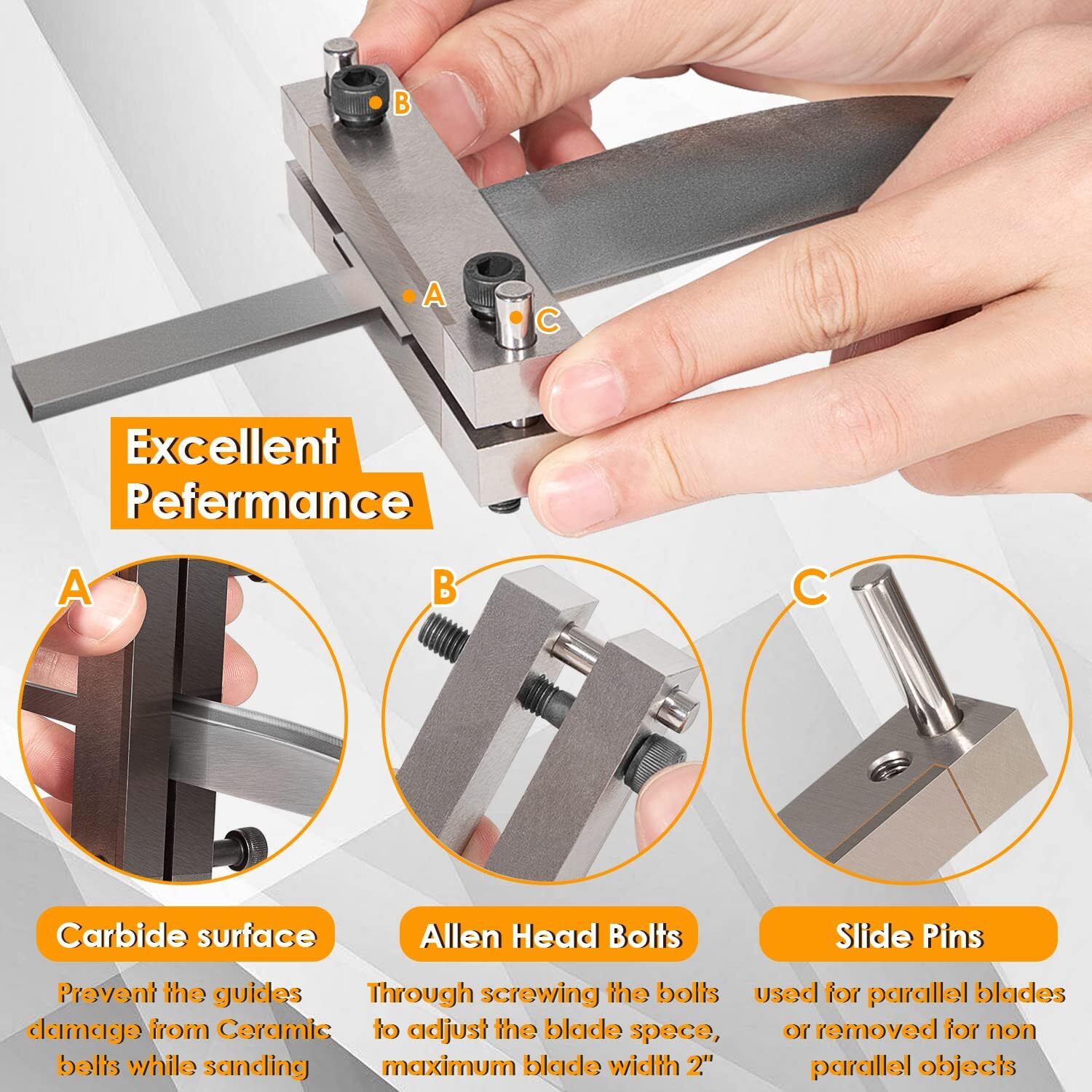 File Guide with Carbide Surface For Knife Making