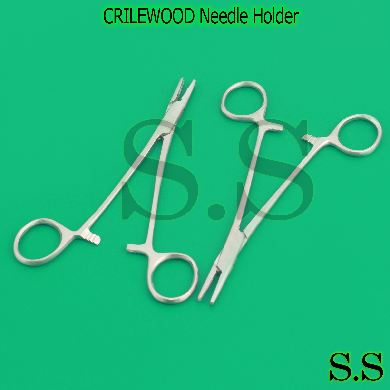 2 CRILEWOOD Needle Holder 6.00" SURGICAL Veterinary DENTAL Instruments