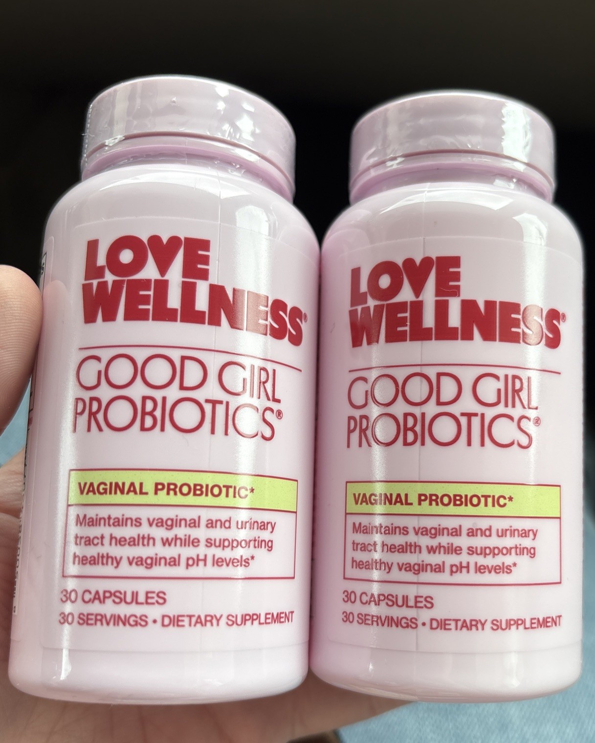 2 PK Love Wellness Good Girl Probiotic Feminine Health 30 ct EXP. 04/28 SEALED