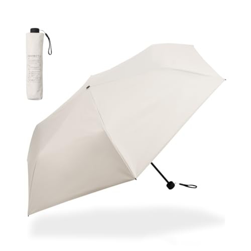 Protect U Foldable UV Umbrella Off White Sun Rain Lightweight UPF50+ Japan