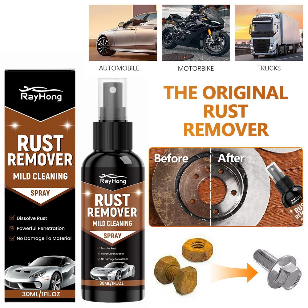 Rust Remover Spray – Fast-Acting Multi-Surface Cleaner | Removes Rust, 50mL