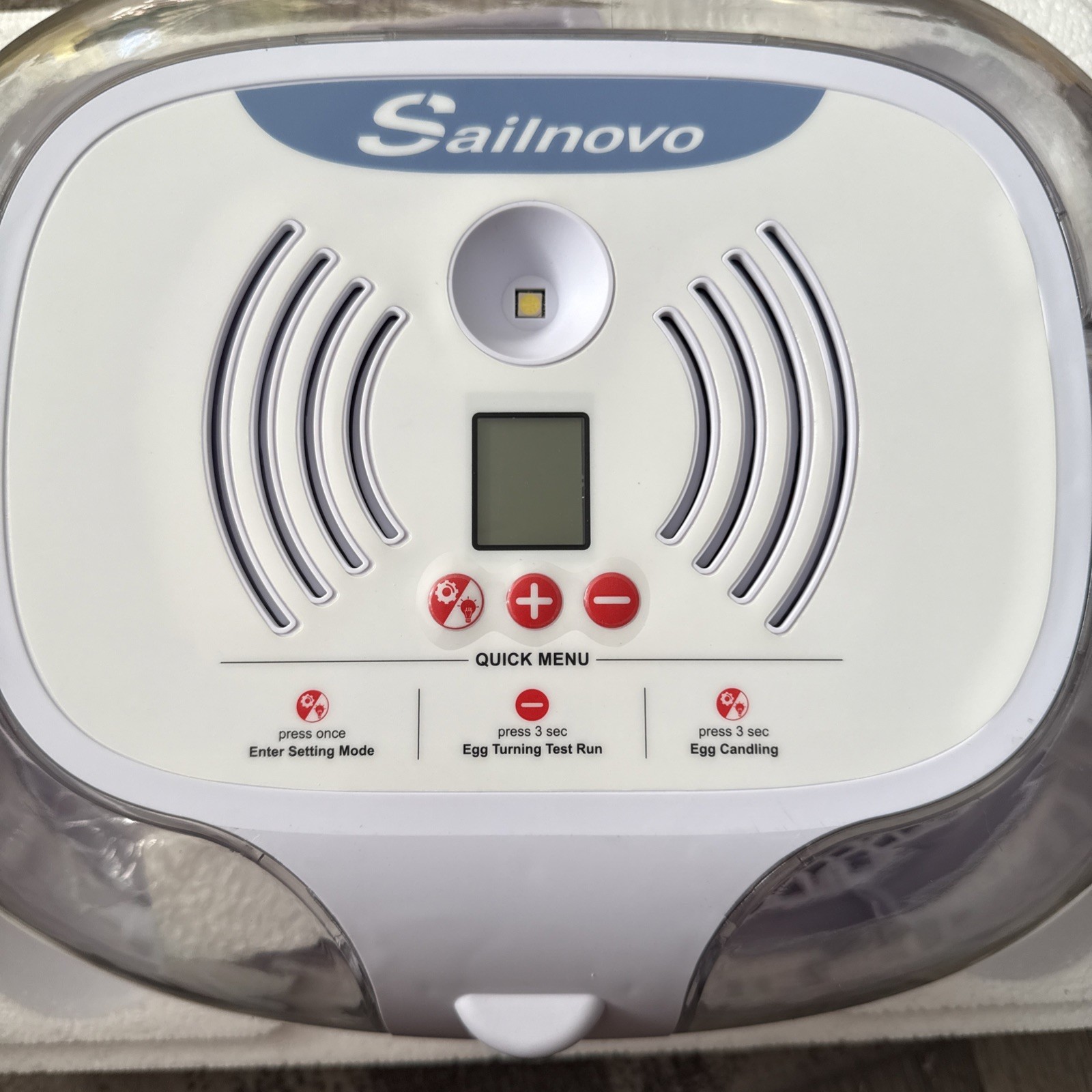 16 Eggs Incubator Sailnovo/Automatic Digital Chicken Egg Temp Control/Open Box