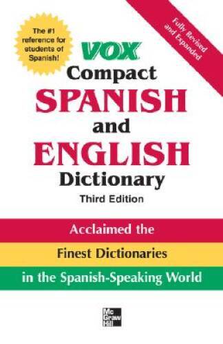Vox Compact Spanish & English Dictionary, 3E (HC) (VOX Dictio - VERY GOOD