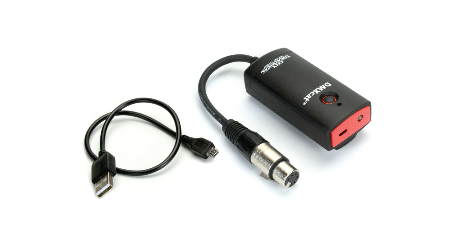 City Theatrical DMXcat Multi Function Test Tool DMX Lighting APP