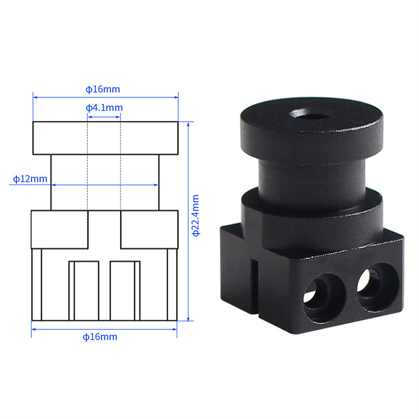 Voron Bambu Lab to V6 Adapter 3D Printer Accessories