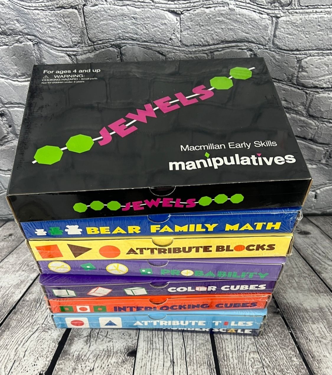 Macmillan Early Skills - Manipulatives Lot of 8 - New! Educational Home School