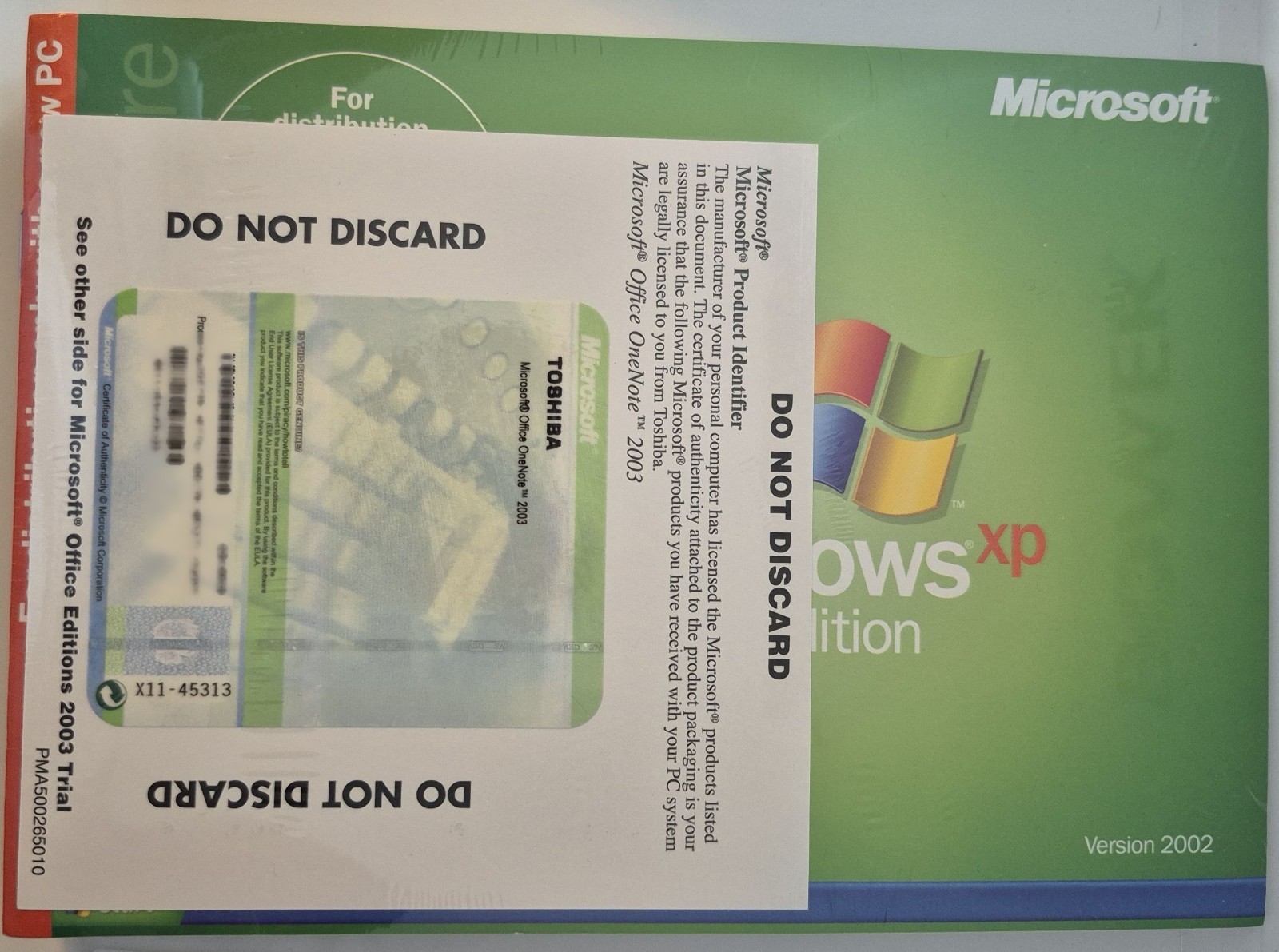 Windows XP Home (Version 2002) for Toshiba PC Reinstallation DVD - NEW SEALED