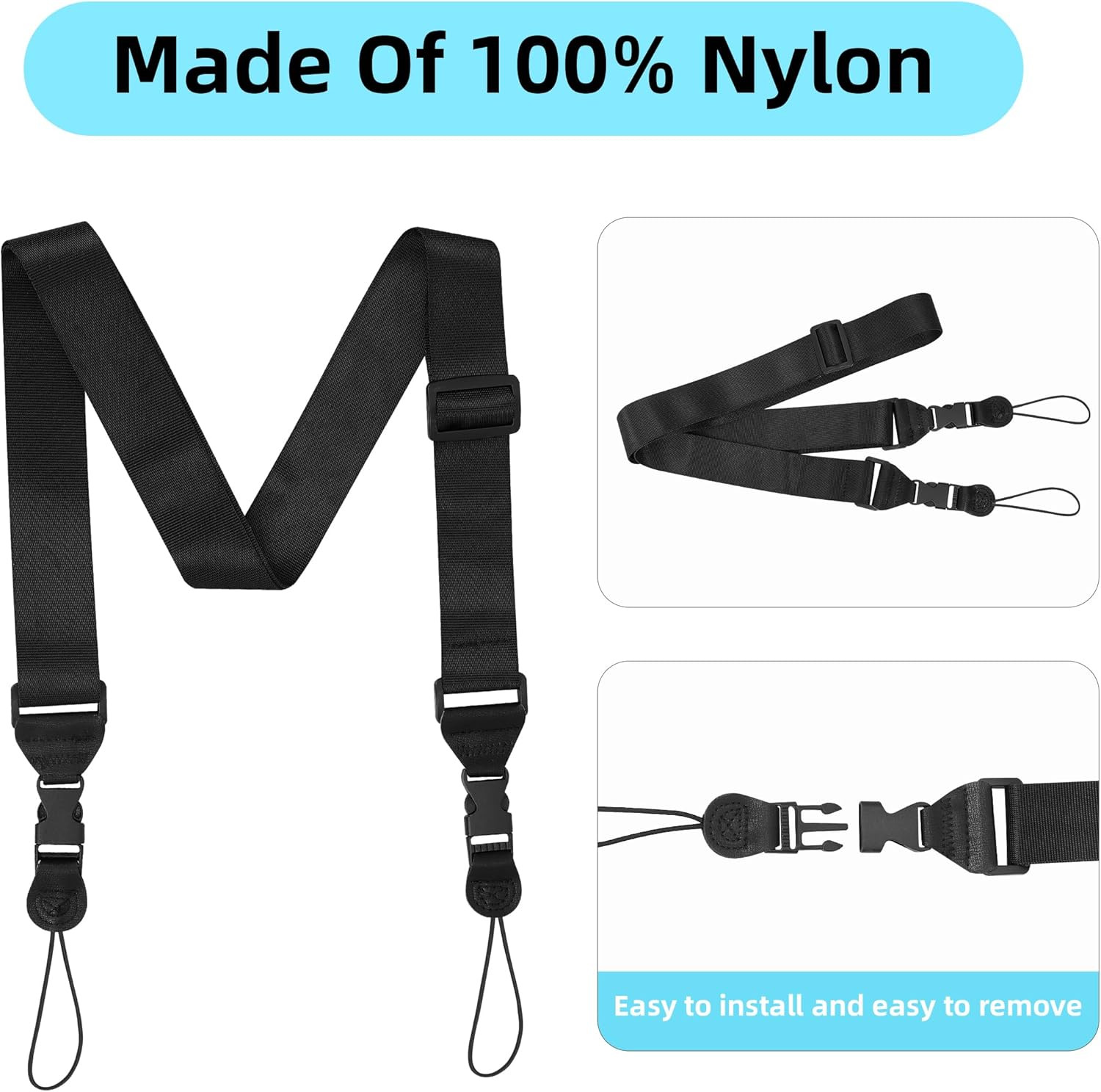 Adjustable Shoulder Strap:Comfortable for Ipad Strap Nylon Neck Lanyard for Ipad