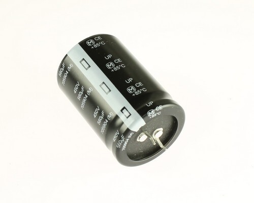 (8pcs) 560uF 450V DC Radial Snap In Mount Electrolytic Capacitor ECES2WP561EA