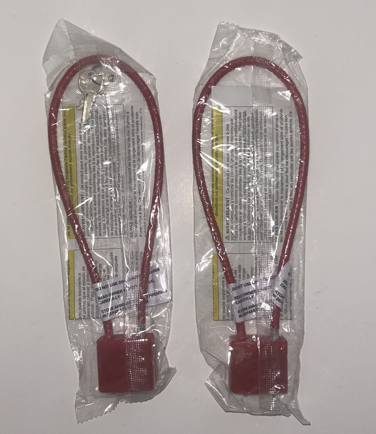 Regal Firearm Gun Safety Cable Lock 15” Brand New - Set Of 2