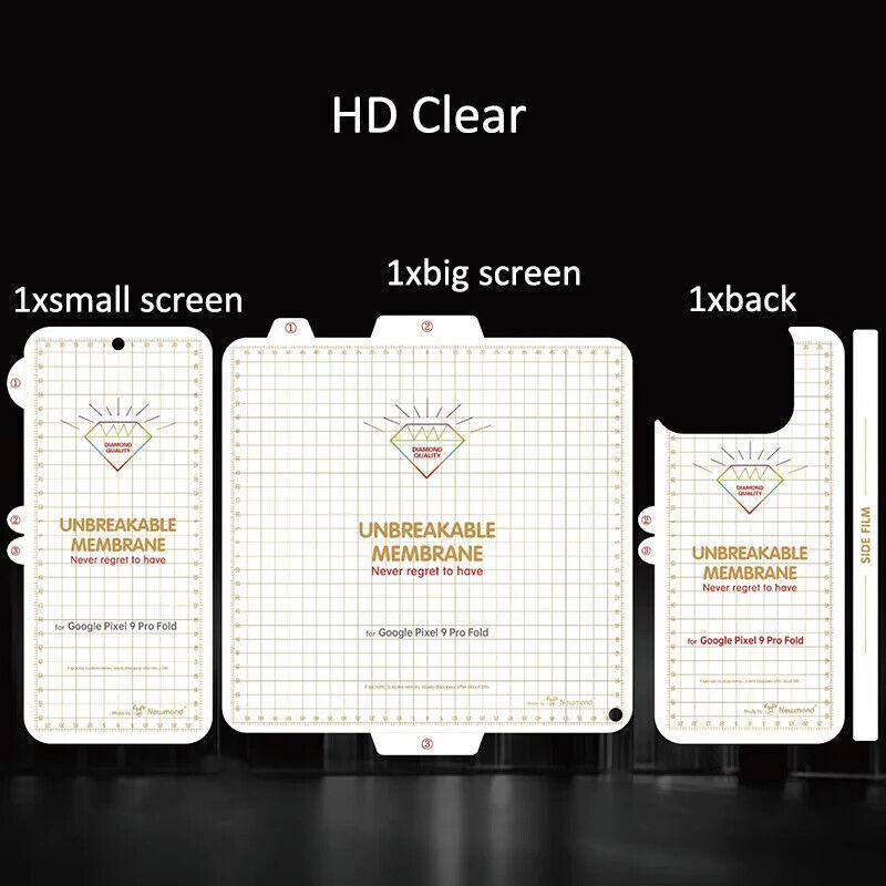 Hydrogel Film Transparent Soft For Google Pixel 9 10 Pro Fold Screen Protector