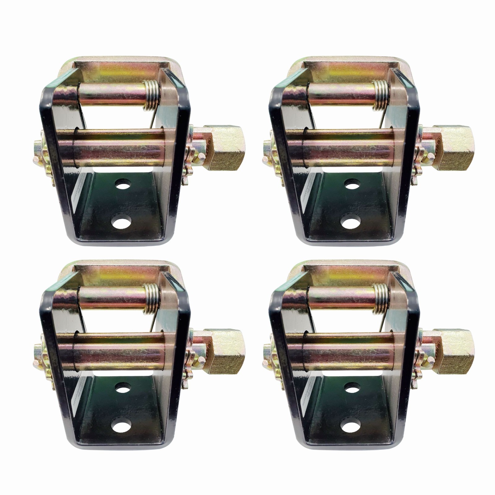 4 Pack Right 2" Tow Dolly Lashing Winch Truck Rack Ratchet Tie Down Strap Binder