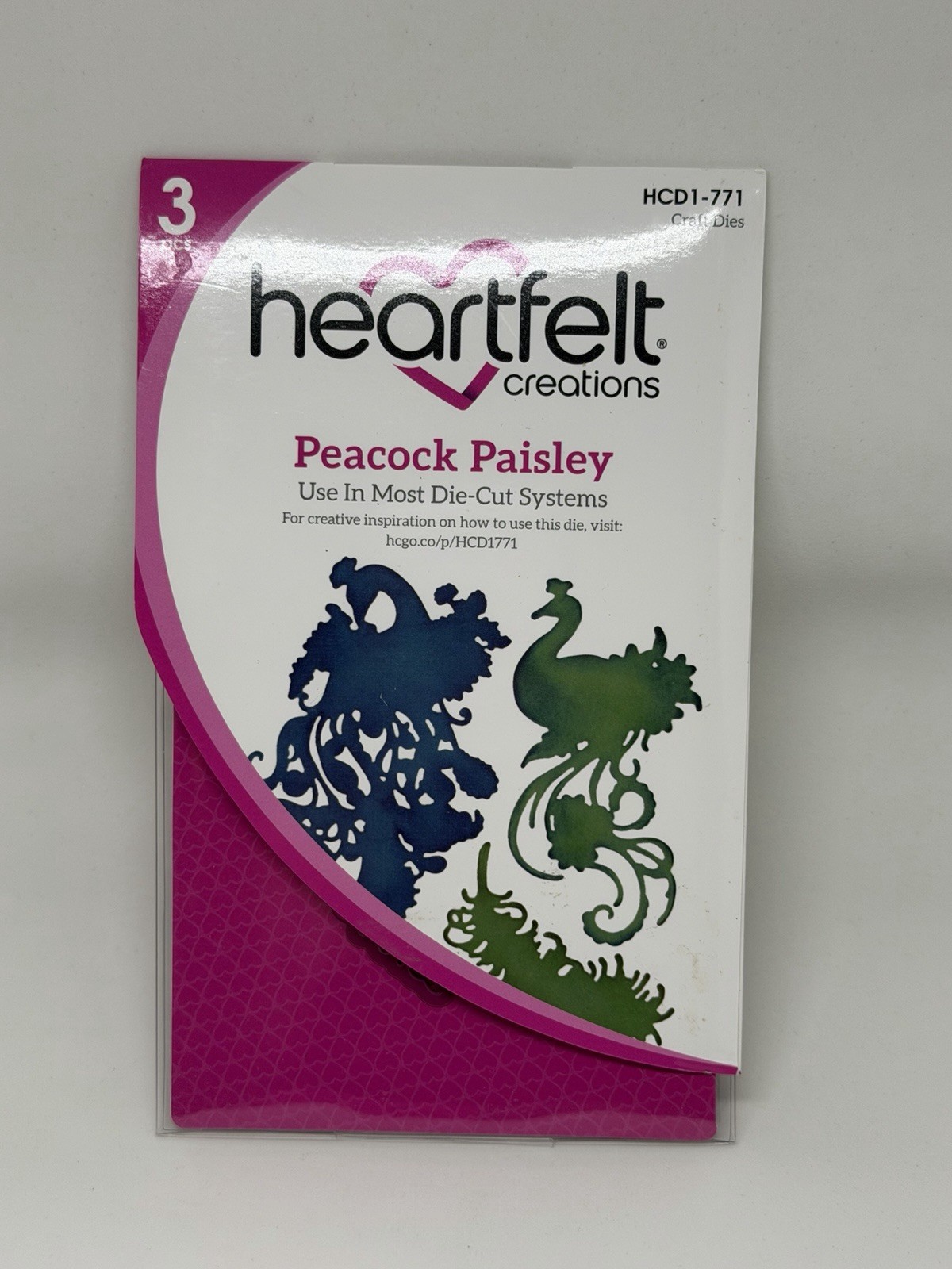 Heartfelt Creations Peacock Paisley