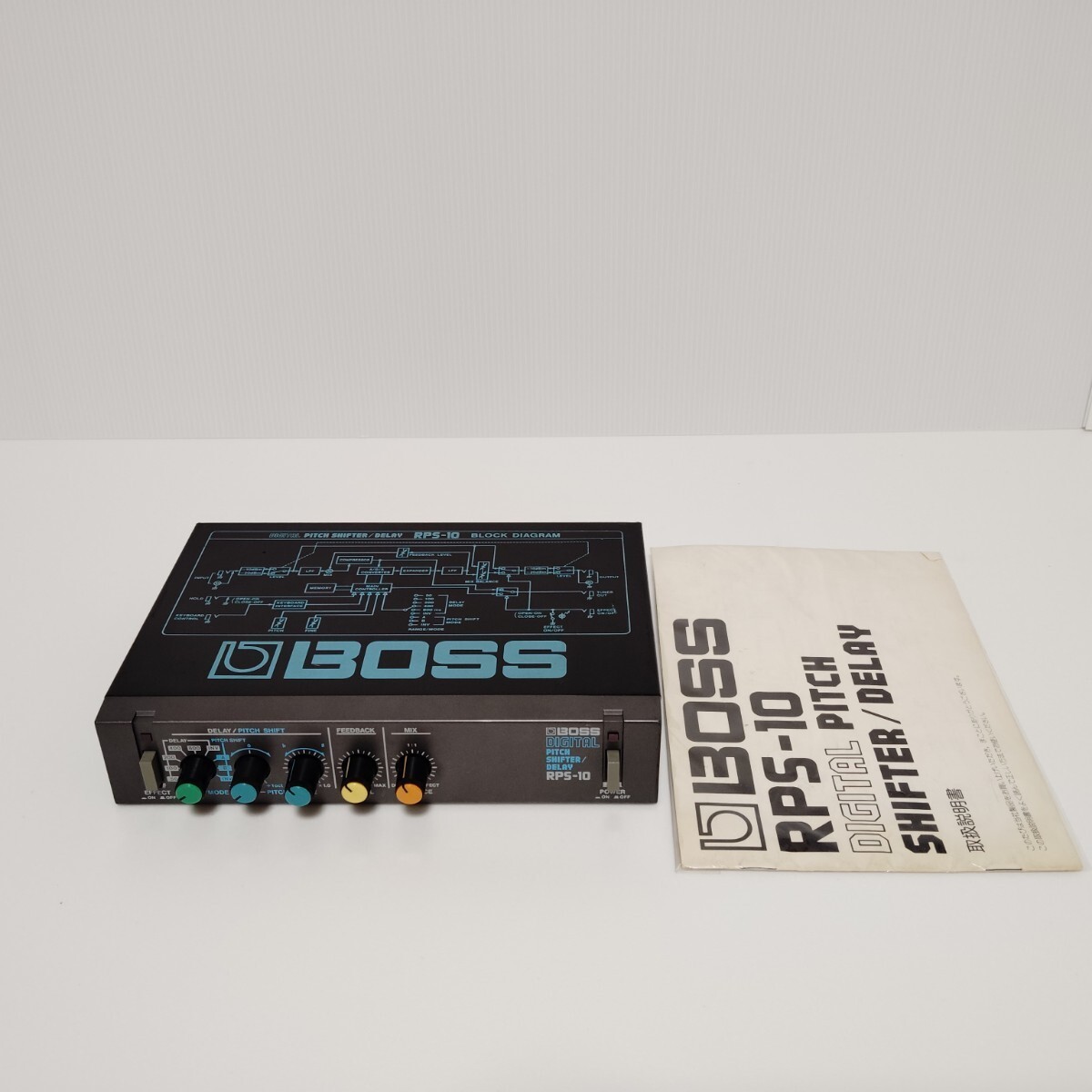 BOSS RPS-10 Digital Pitch Shifter Delay Micro Rack Guitar Effects Unit Used JPN