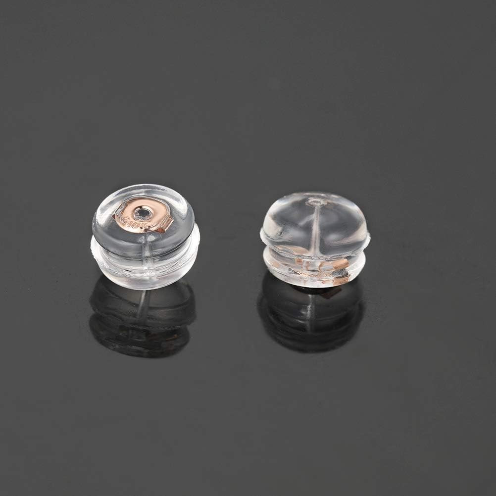 Silicone Earring Backs Replacement | Comfortable Rubber Earring Backings for Stu