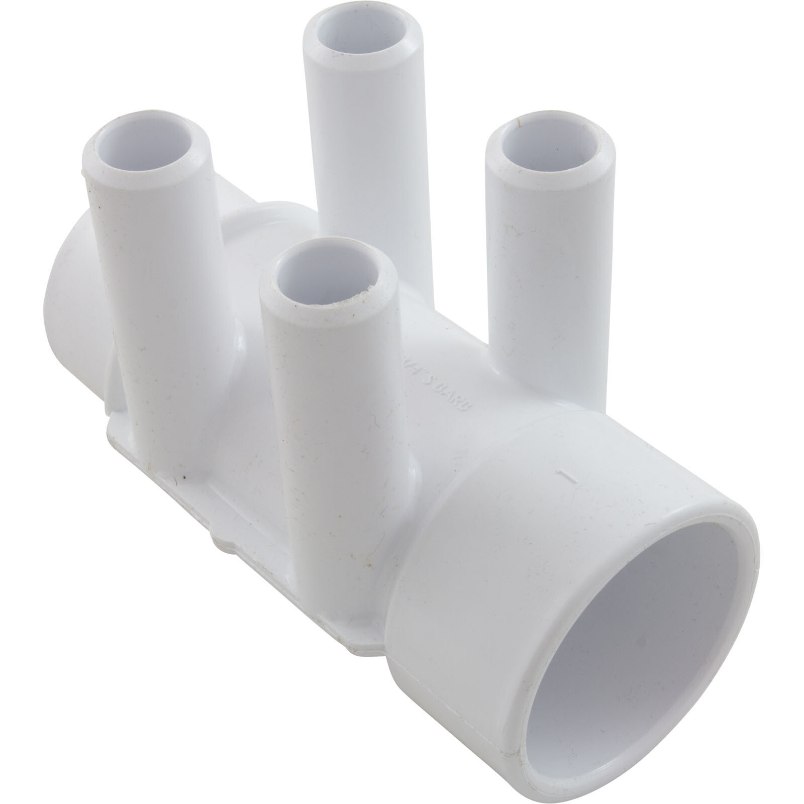Hot Tub Basics | 1.5" PVC Manifold 1.5"S x 1.5"SPG x (4) 3/4" Rib Ports 672-4150