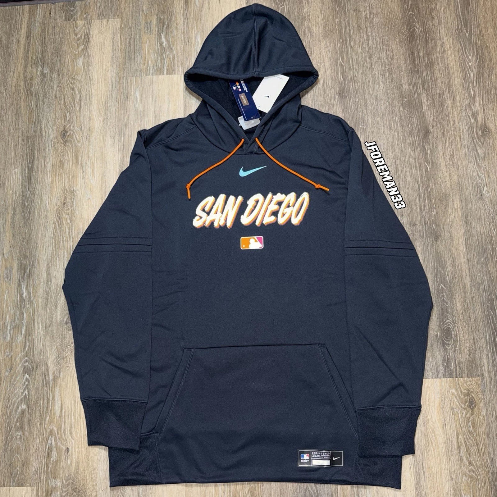 Nike San Diego Padres City Connect Hoodie 2026 La Catrina Authentic Therma Fit