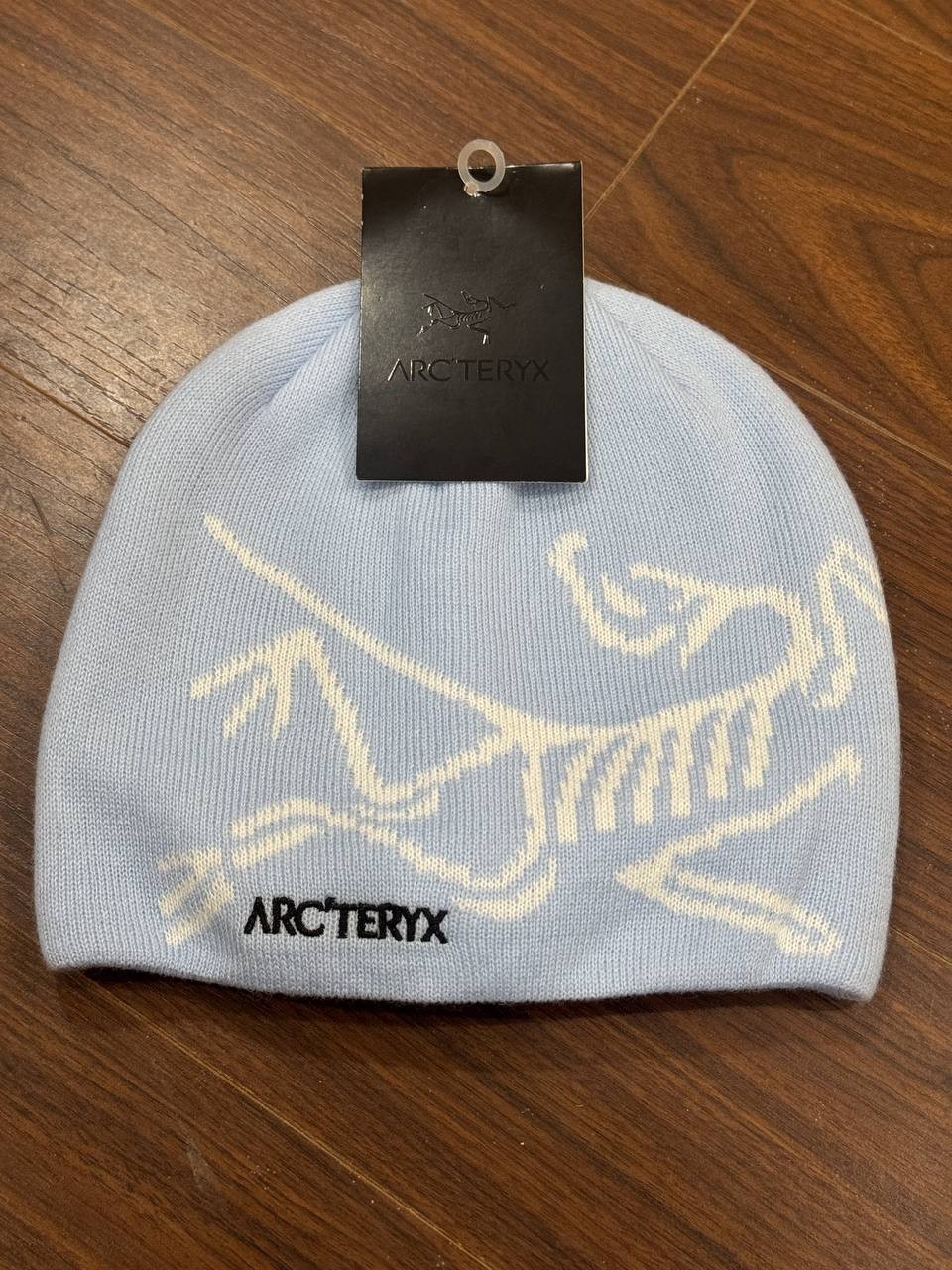 Winter Hot Selling Arc'teryx Light Blue Knitted Elastic Hat –Warm Fashion Beanie