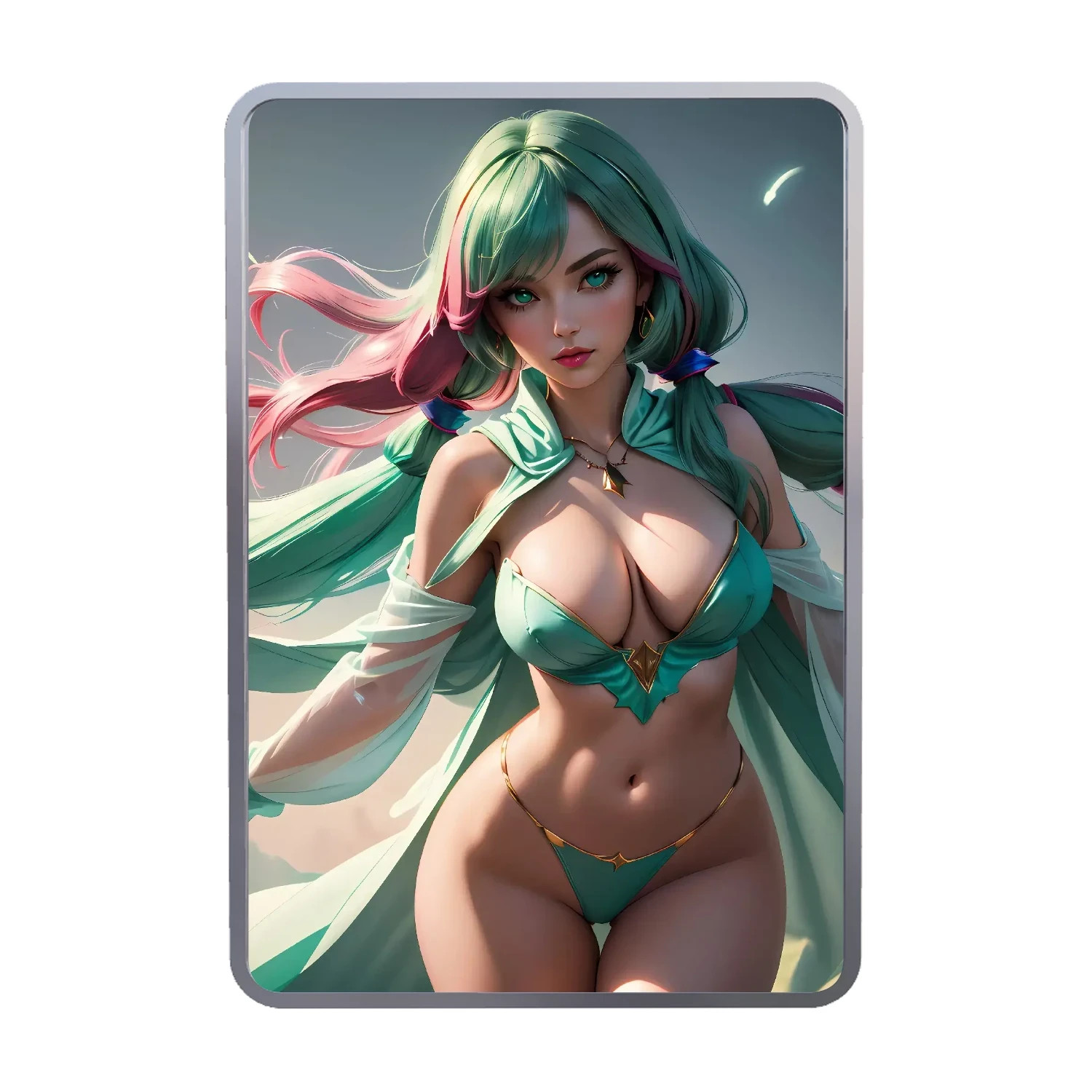 SEXY! 1 oz .999 Fine Silver Colorized Naughty Art Bar – Limited