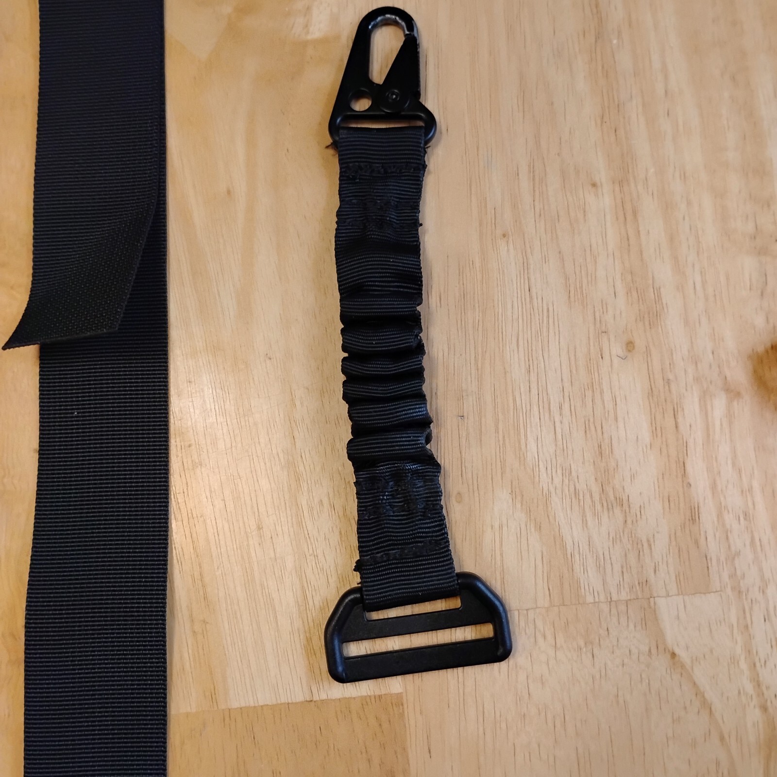 Single 1 One Point Bungee Sling Quick Release Black Plus Parts