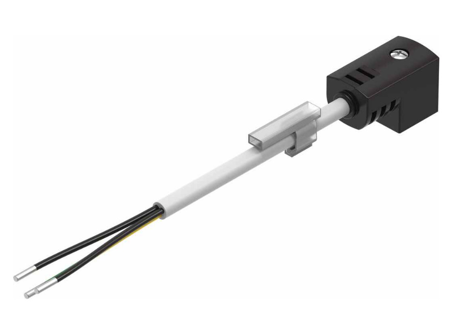FESTO KMEB-1-24-10-LED 193457 Plug Socket With Cable New✦Kd