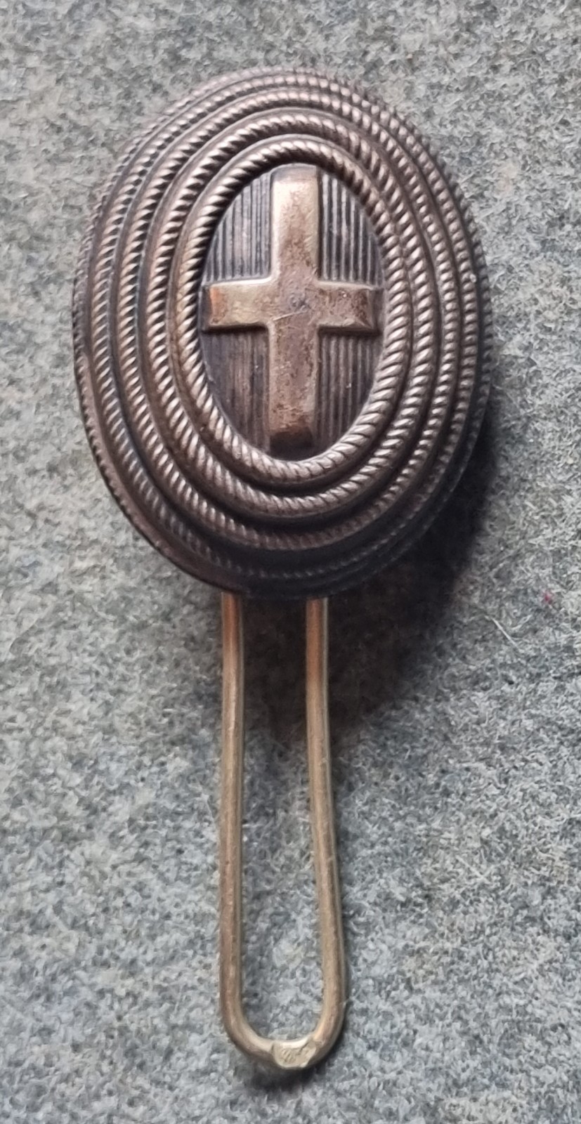 KINGDOM OF ITALY HOUSE OF SAVOY TASSEL KEPI SILVER MARKED "G. CESATI MILAN ROME"